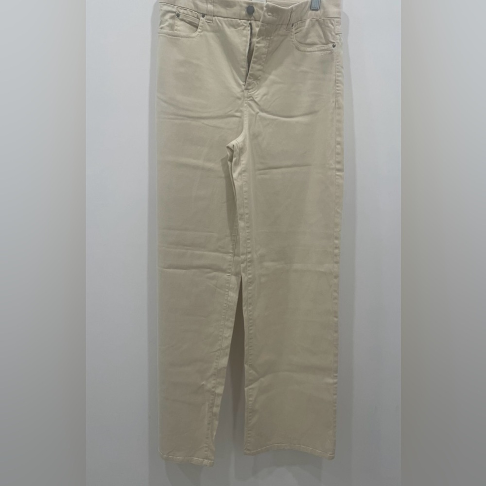 ECRU The Mitchell Project Women’s Jeans Size 4 Ivory Color Chino Cotton Blend